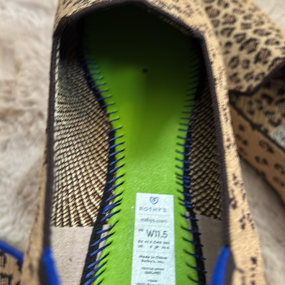 Rothy’s The Loafer Cheetah Print Limited Edition Size 11.5 - Picture 9 of 11